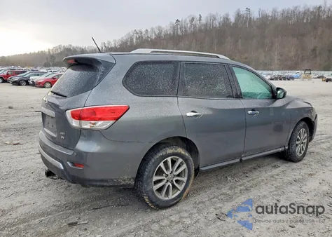 2016 Nissan Pathfinder S z USA, uszkodzony, nr VIN 5N1AR2MM5GC627624